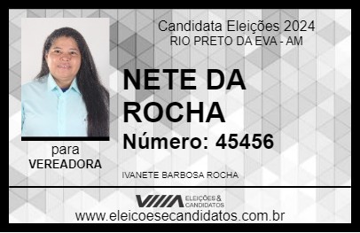 Candidato NETE DA ROCHA 2024 - RIO PRETO DA EVA - Eleições