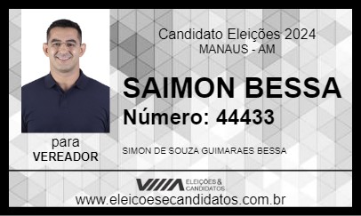 Candidato SAIMON BESSA 2024 - MANAUS - Eleições