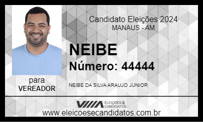 Candidato NEIBE  2024 - MANAUS - Eleições