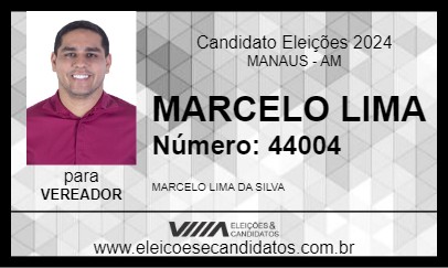 Candidato MARCELO LIMA 2024 - MANAUS - Eleições