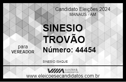 Candidato SINESIO TROVÃO 2024 - MANAUS - Eleições