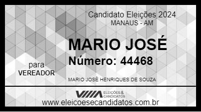 Candidato MARIO JOSÉ 2024 - MANAUS - Eleições