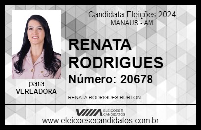 Candidato RENATA RODRIGUES 2024 - MANAUS - Eleições