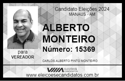 Candidato ALBERTO MONTEIRO 2024 - MANAUS - Eleições