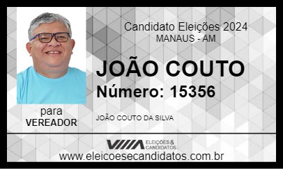 Candidato JOÃO COUTO 2024 - MANAUS - Eleições