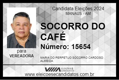 Candidato SOCORRO DO CAFÉ 2024 - MANAUS - Eleições