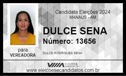 Candidato DULCE SENA 2024 - MANAUS - Eleições