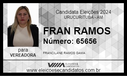 Candidato FRAN RAMOS 2024 - URUCURITUBA - Eleições