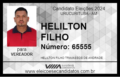 Candidato HELILTON FILHO 2024 - URUCURITUBA - Eleições