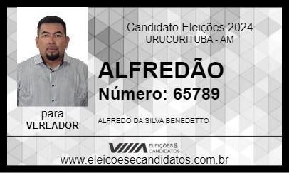 Candidato ALFREDÃO 2024 - URUCURITUBA - Eleições