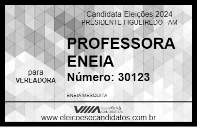 Candidato PROFESSORA ENEIA 2024 - PRESIDENTE FIGUEIREDO - Eleições