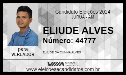 Candidato ELIUDE ALVES 2024 - JURUÁ - Eleições