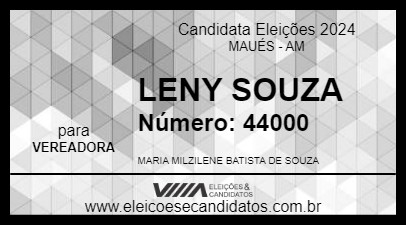 Candidato LENY SOUZA 2024 - MAUÉS - Eleições