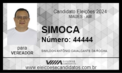 Candidato SIMOCA 2024 - MAUÉS - Eleições