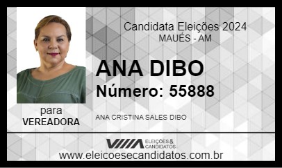 Candidato ANA DIBO 2024 - MAUÉS - Eleições