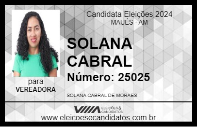 Candidato SOL CABRAL 2024 - MAUÉS - Eleições