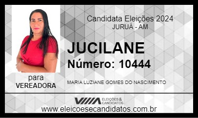 Candidato JUCILANE 2024 - JURUÁ - Eleições