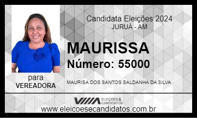 Candidato MAURISSA 2024 - JURUÁ - Eleições