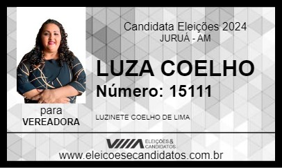 Candidato LUZA COELHO  2024 - JURUÁ - Eleições