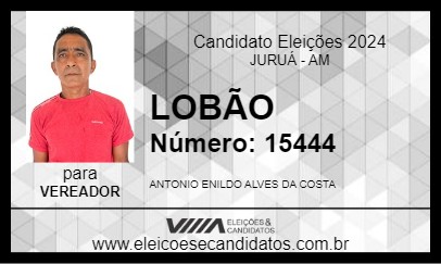 Candidato LOBÃO 2024 - JURUÁ - Eleições