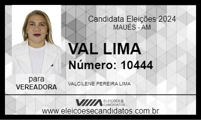 Candidato VAL LIMA 2024 - MAUÉS - Eleições