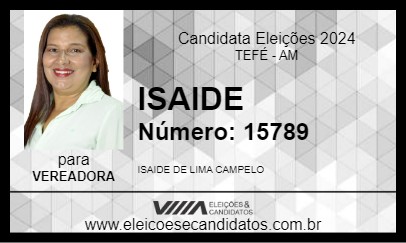 Candidato ISAIDE 2024 - TEFÉ - Eleições