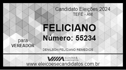 Candidato FELICIANO 2024 - TEFÉ - Eleições