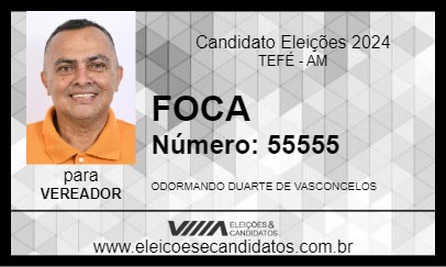 Candidato FOCA 2024 - TEFÉ - Eleições