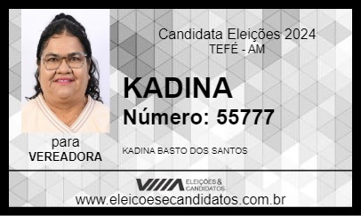 Candidato KADINA 2024 - TEFÉ - Eleições