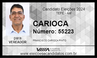 Candidato CARIOCA 2024 - TEFÉ - Eleições