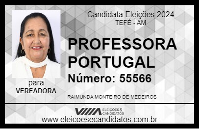 Candidato PROFESSORA PORTUGAL 2024 - TEFÉ - Eleições