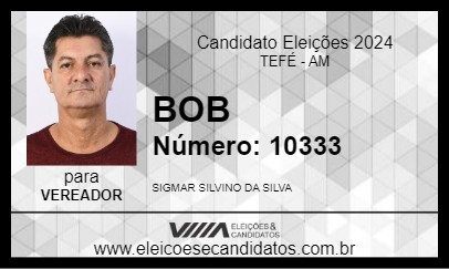 Candidato BOB 2024 - TEFÉ - Eleições