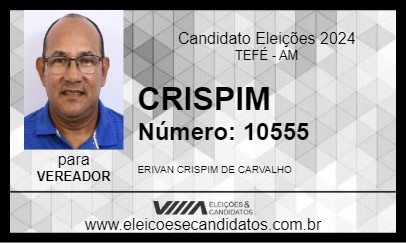 Candidato CRISPIM 2024 - TEFÉ - Eleições