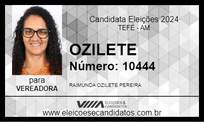 Candidato OZILETE 2024 - TEFÉ - Eleições