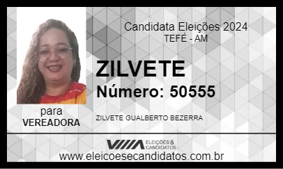 Candidato ZILVETE 2024 - TEFÉ - Eleições