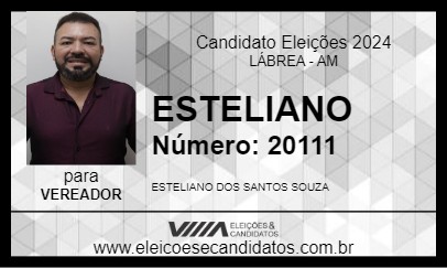 Candidato ESTELIANO 2024 - LÁBREA - Eleições