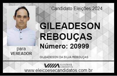 Candidato GILEADESON REBOUÇAS 2024 - LÁBREA - Eleições