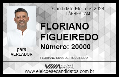 Candidato FLORIANO FIGUEIREDO 2024 - LÁBREA - Eleições