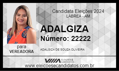 Candidato ADALGIZA 2024 - LÁBREA - Eleições