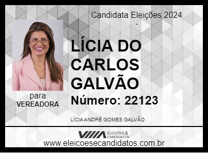 Candidato LÍCIA DO CARLOS GALVÃO 2024 - LÁBREA - Eleições