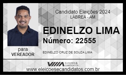 Candidato EDINELZO LIMA 2024 - LÁBREA - Eleições