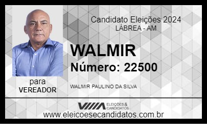 Candidato WALMIR 2024 - LÁBREA - Eleições