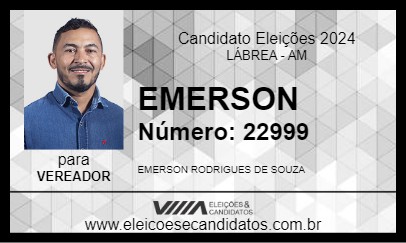 Candidato EMERSON 2024 - LÁBREA - Eleições