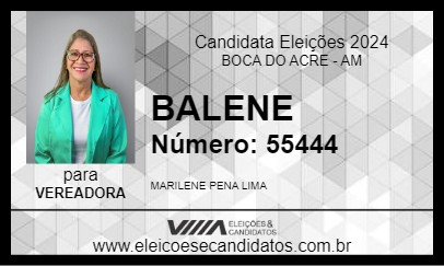 Candidato BALENE 2024 - BOCA DO ACRE - Eleições