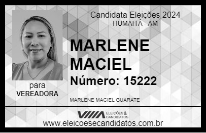 Candidato MARLENE MACIEL 2024 - HUMAITÁ - Eleições