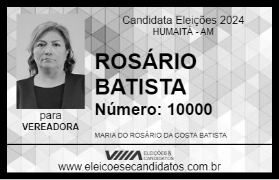 Candidato ROSÁRIO BATISTA 2024 - HUMAITÁ - Eleições