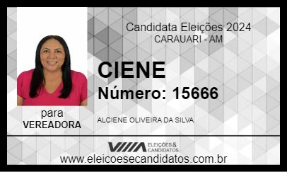 Candidato CIENE 2024 - CARAUARI - Eleições