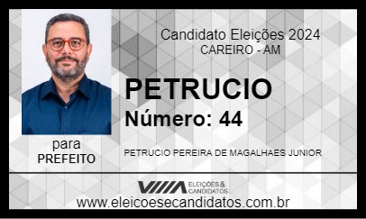 Candidato PETRUCIO 2024 - CAREIRO - Eleições