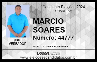 Candidato MARCIO SOARES 2024 - COARI - Eleições