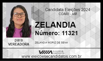 Candidato ZELANDIA 2024 - COARI - Eleições